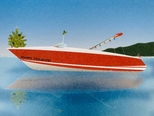 Christmas Motor Boat