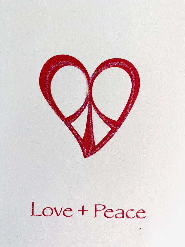 Peace Heart notecards