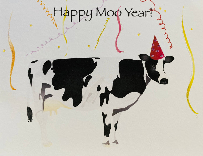 New Years Cow