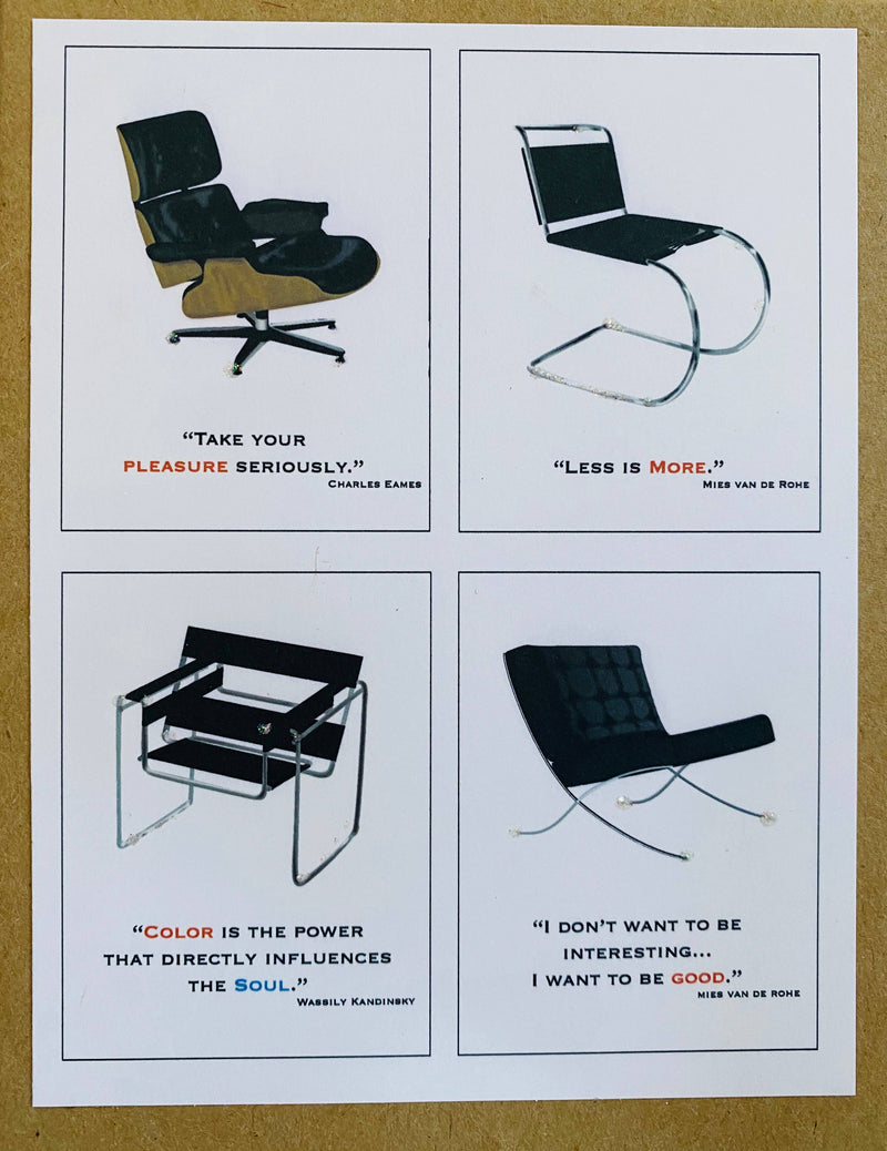 Mixed Box Bauhaus Chairs