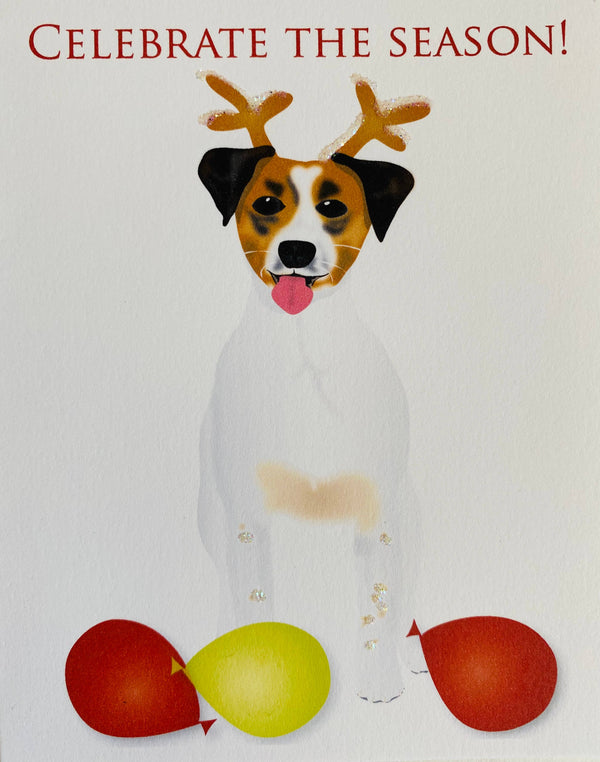 Christmas Jack Russell Terrier