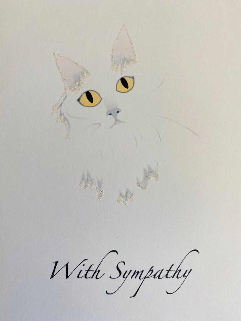 Cat Face Sympathy Card