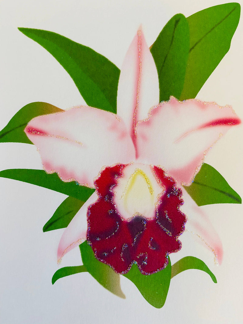 Cataleya Orchid Flower Everyday Card