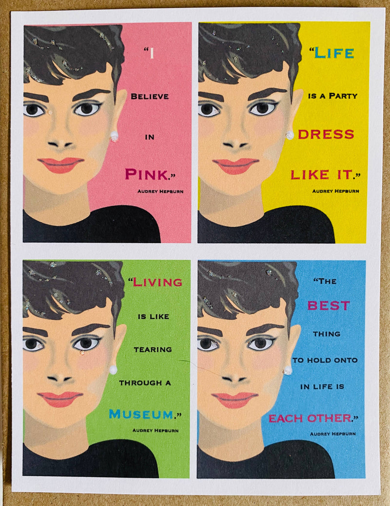 Mixed Box of Audrey Hepburn Quotes