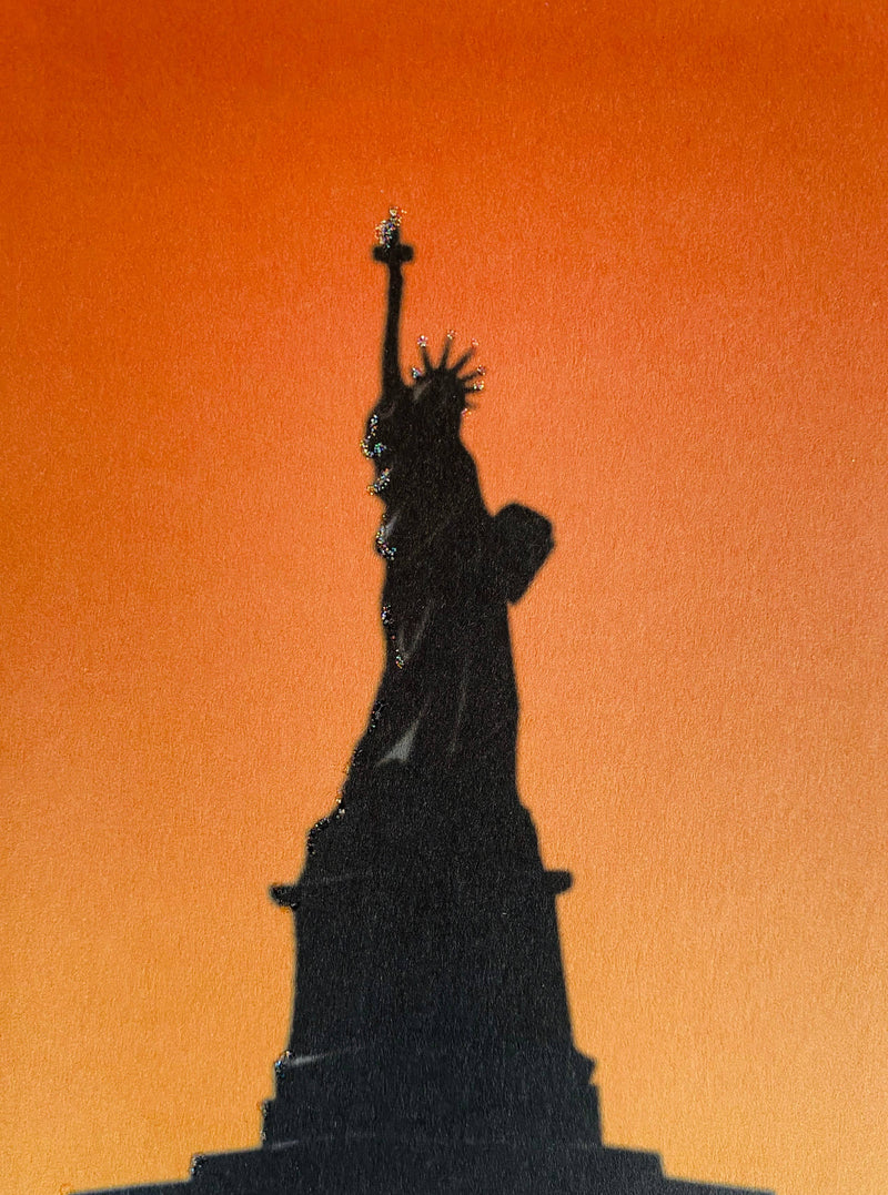 Liberty at Sunset