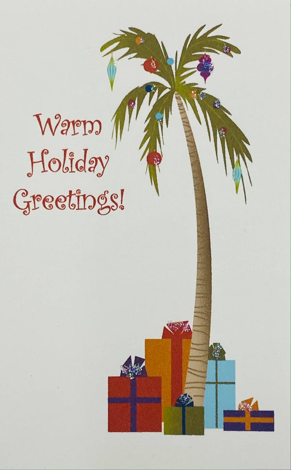 Christmas Palm Tree - Gift Enclosure Cards