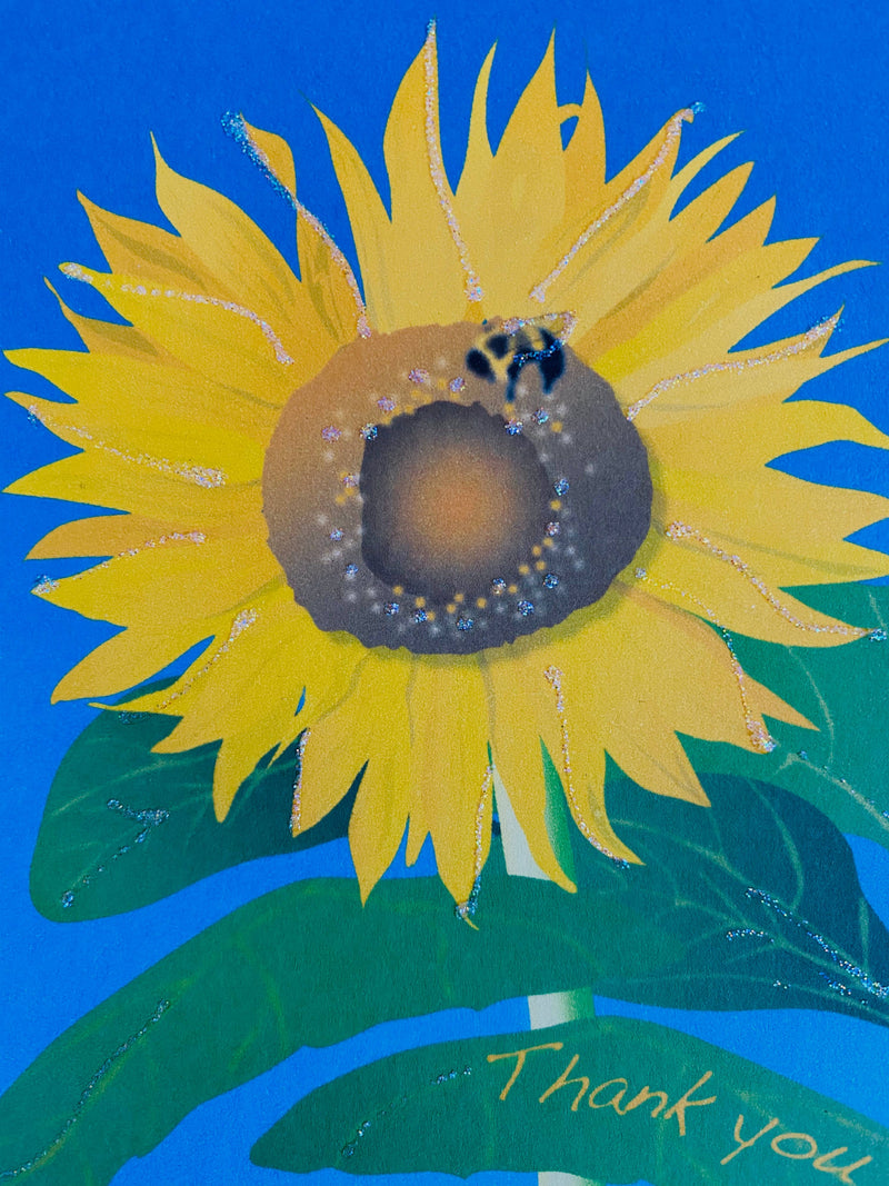 Sunflower Handmade Thank you notecards