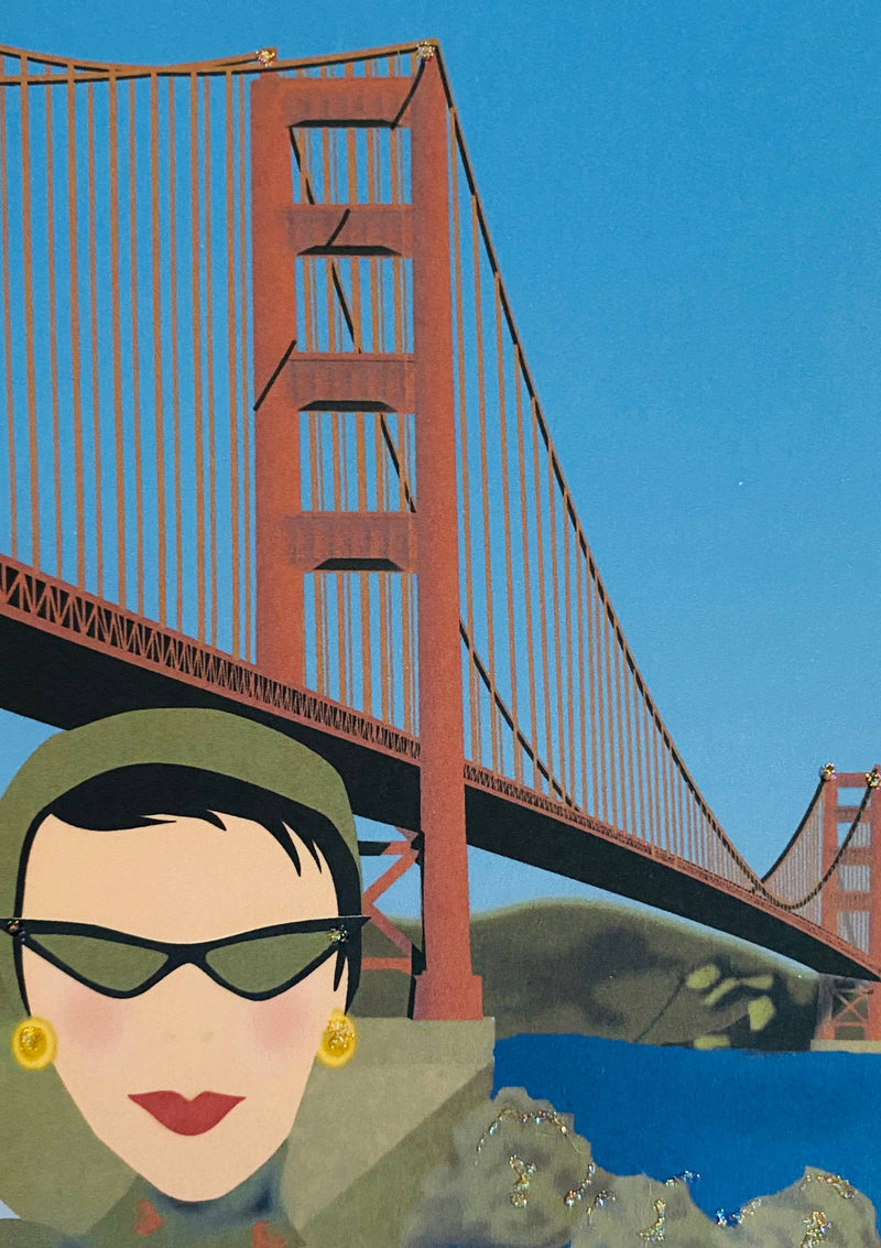 Golden Gate Bride + Sunglass Gal