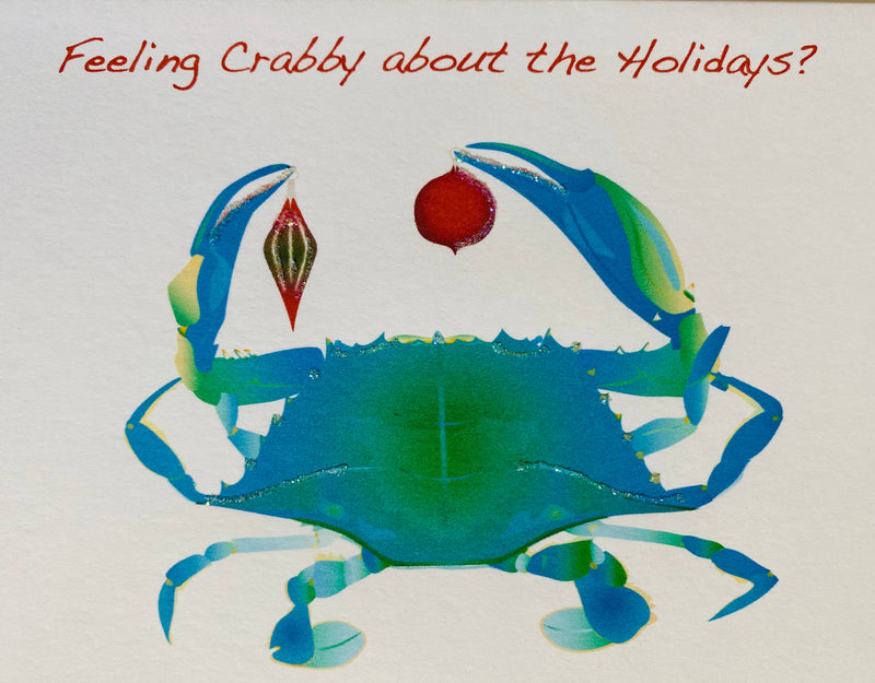 Christmas Crab with Ornaments