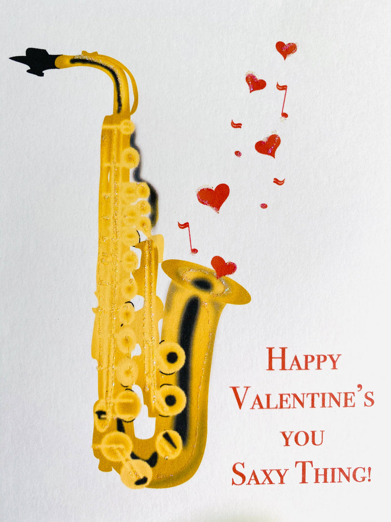 Saxophone notecards