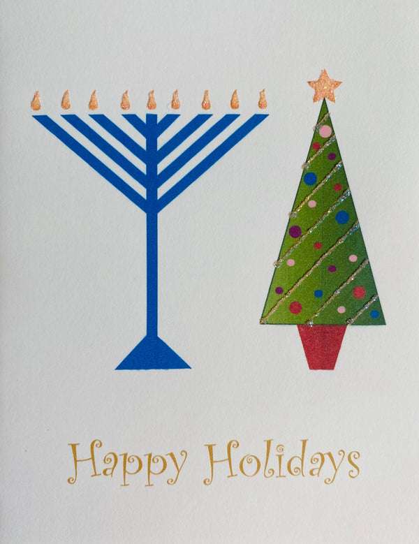 Menorah and Tree