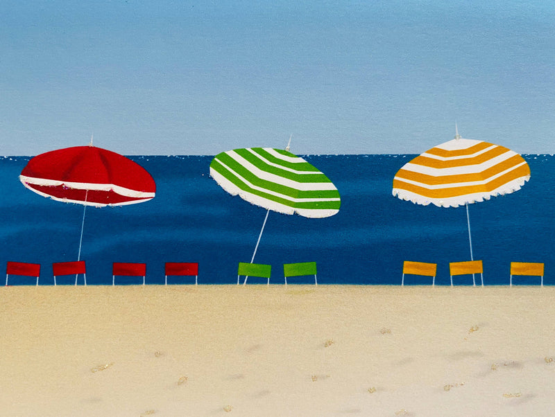 Umbrellas on the Beach
