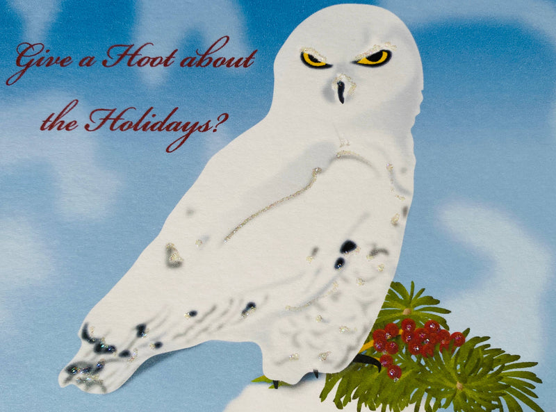 Christmas Snowy Owl