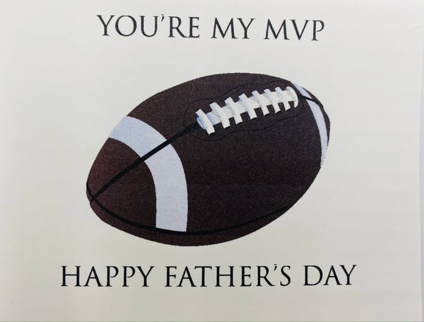 Football Father's Day - Loose Note Card