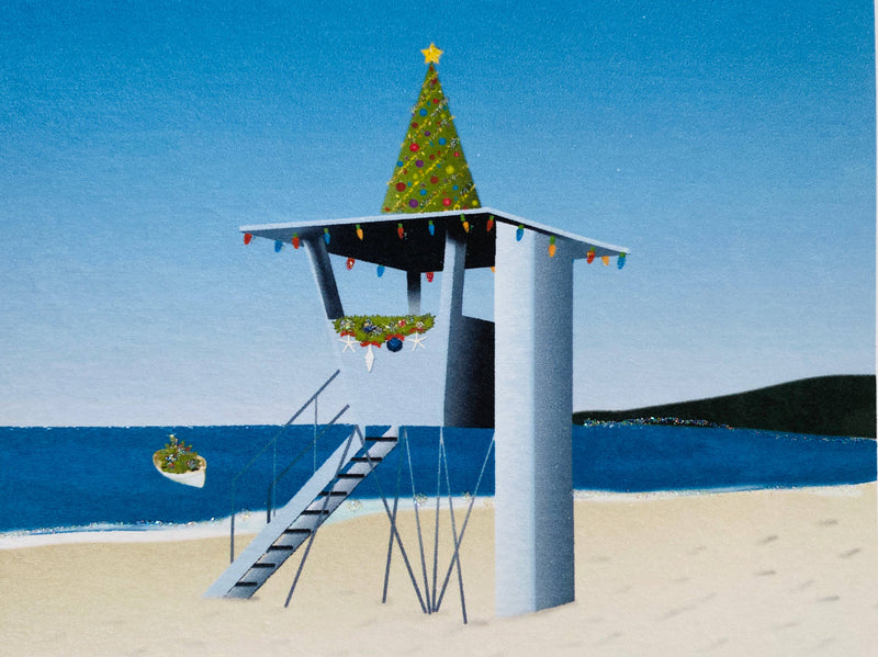 Christmas Lifeguard Stand