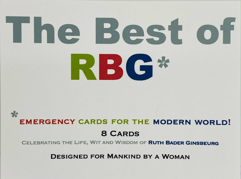RBG Ruth Bader Ginsburg - Boxed Note Cards 8 Mixed