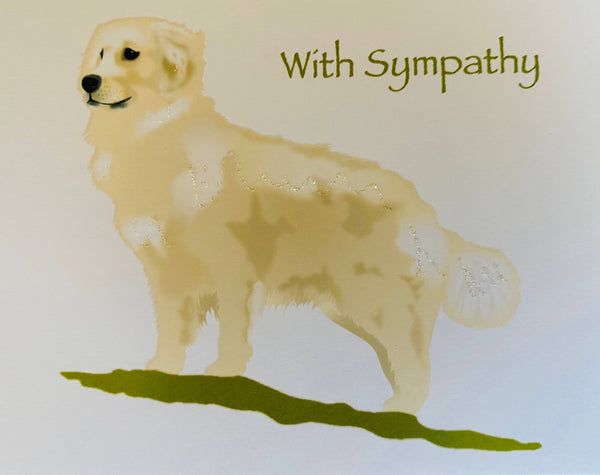 Golden Retriever Sympathy Card