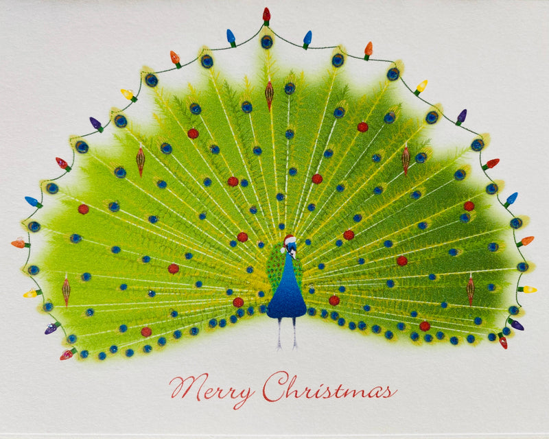 Christmas Peacock