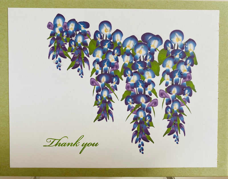 Wisteria Boxed Note, Thank you