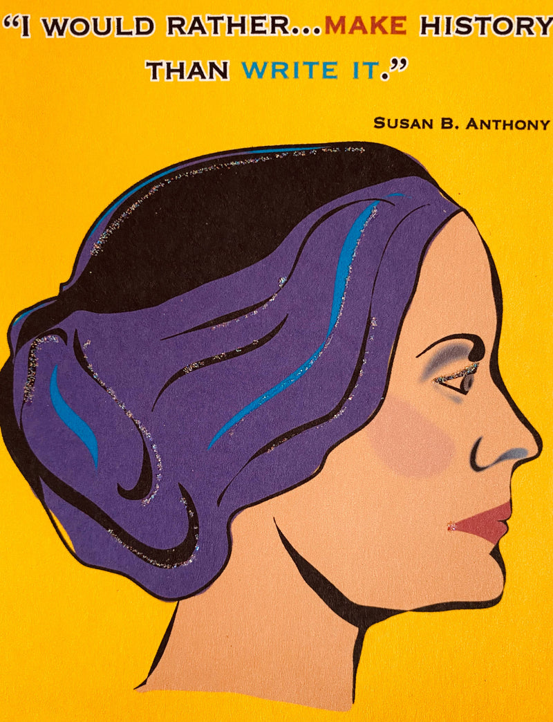Susan B. Anthony Pop Profile Yellow