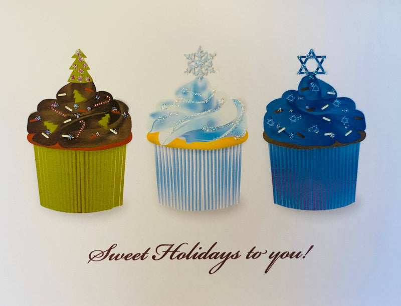 Two Holiday Cupcakes