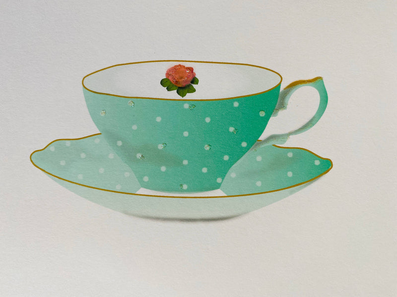 Polka Dot Tea Cup