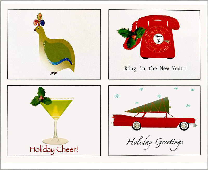 Mixed Box Handmade Holiday and Christmas Cards
