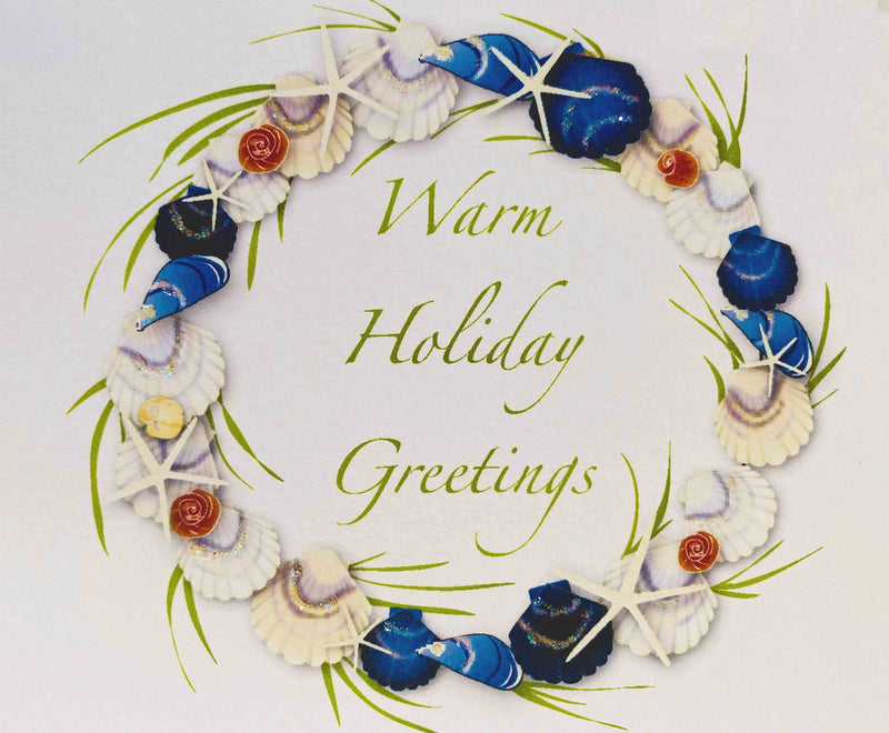 Holiday Shell Wreath