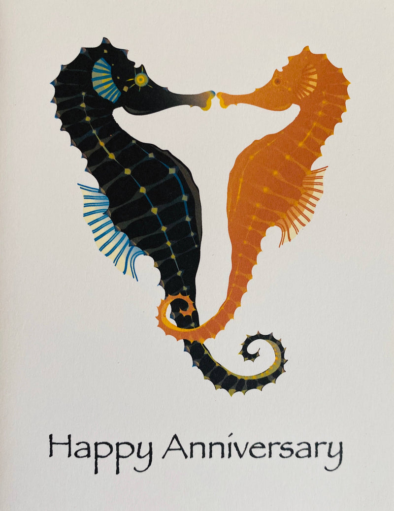 Two Sea Horses: Back & Orange
