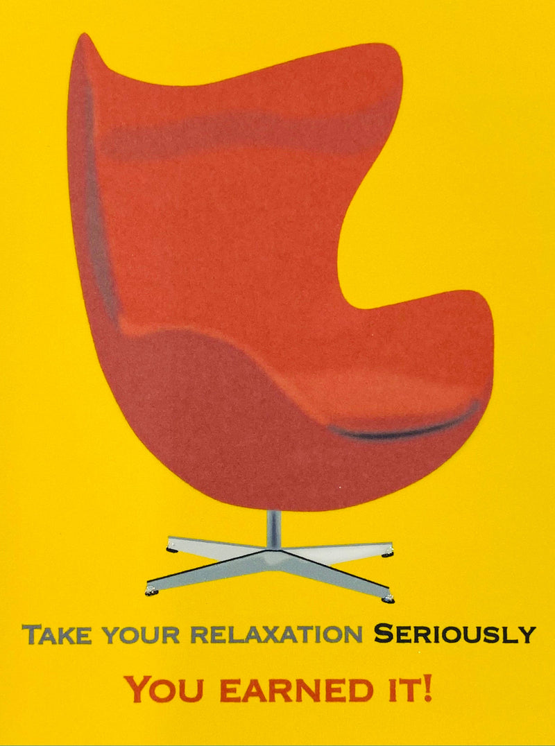Jacobson Inspired Chair - Loose Note Card
