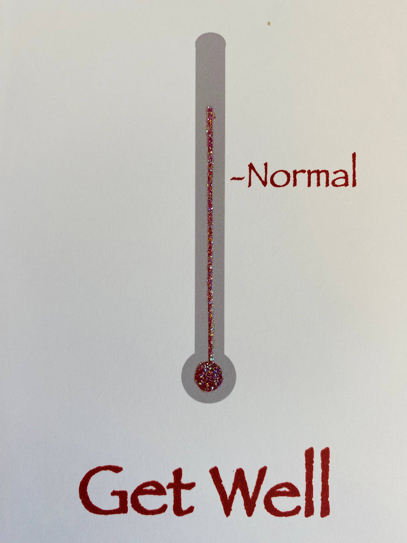 Thermometer Get Well Card
