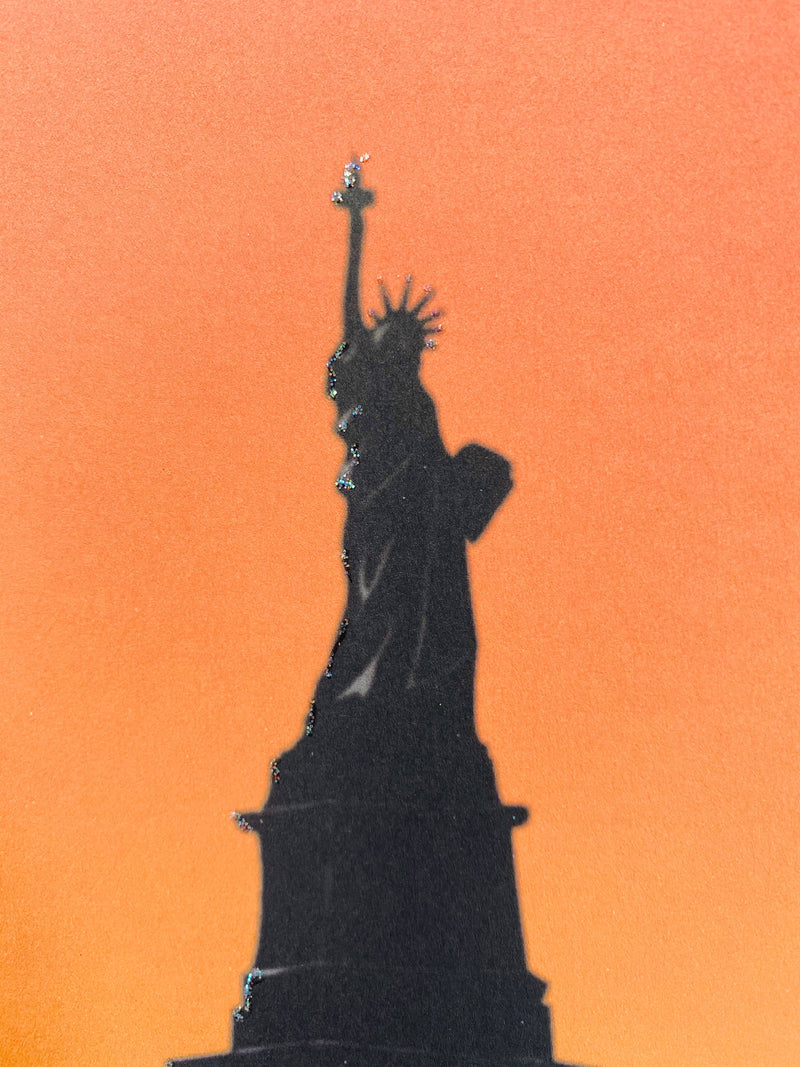 Statue of Liberty at Sunset
