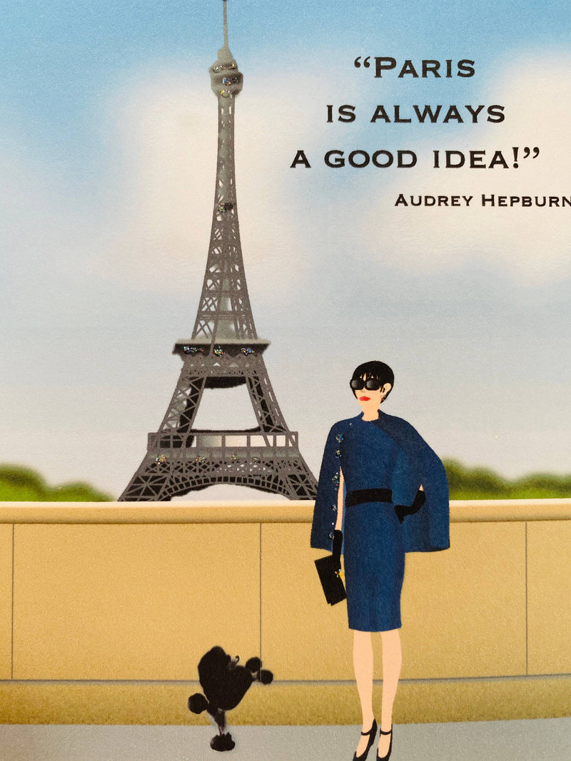 Blue Suit in Paris