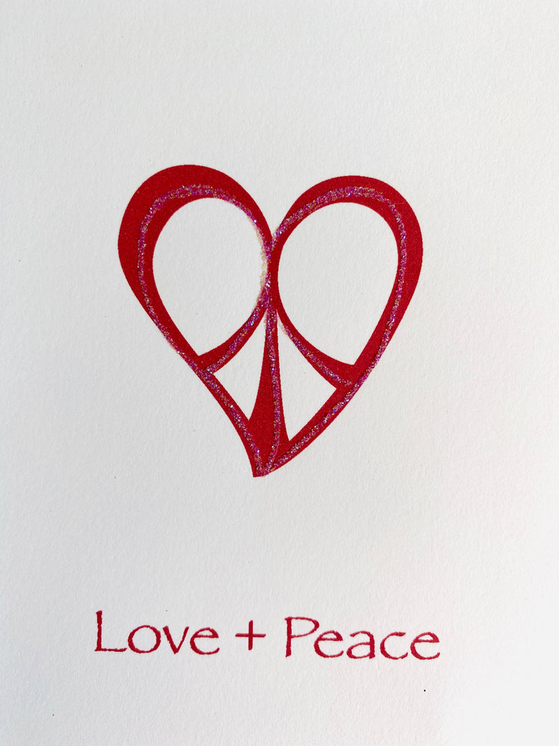 Peace Heart notecards