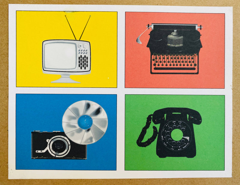 Mixed Box Mid-Century Industrial Design: TV, Typewriter etc.