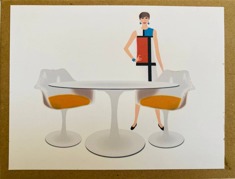 Mod Table and Chairs