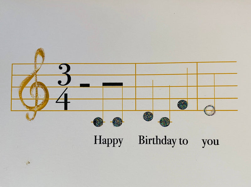 Sheet Music Happy Birthday