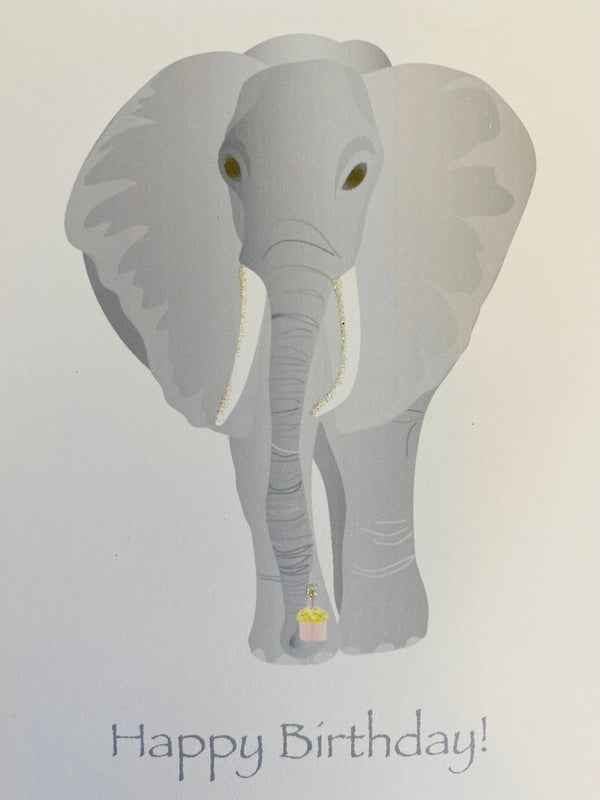 Elephant with Cupcake