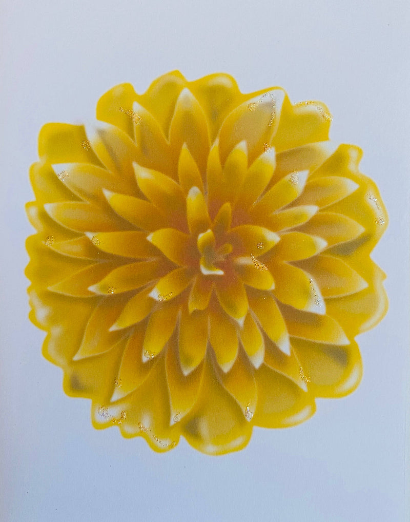 Yellow Dalia Flower