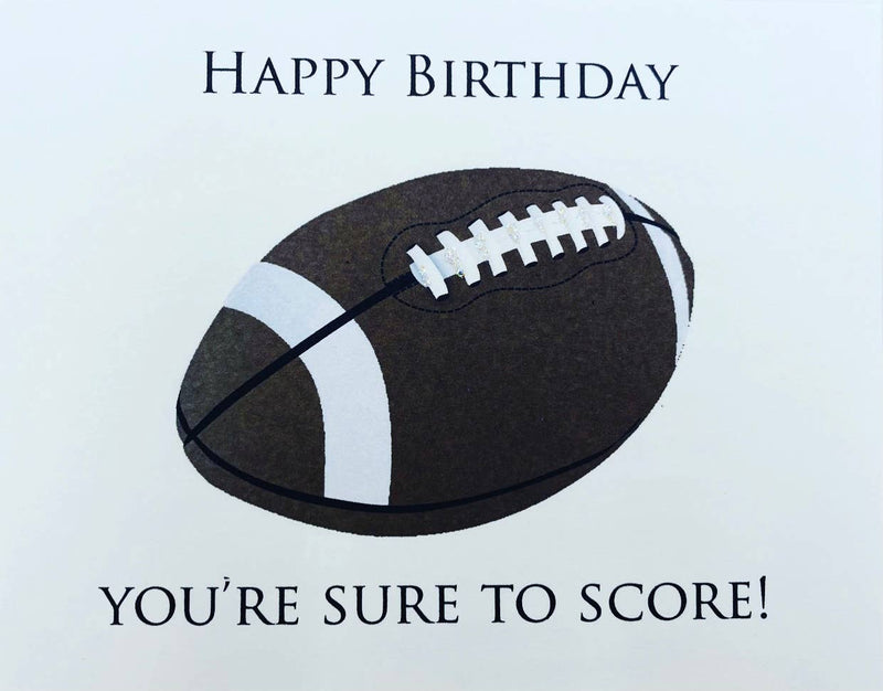 Football Birthday - Loose Note Card