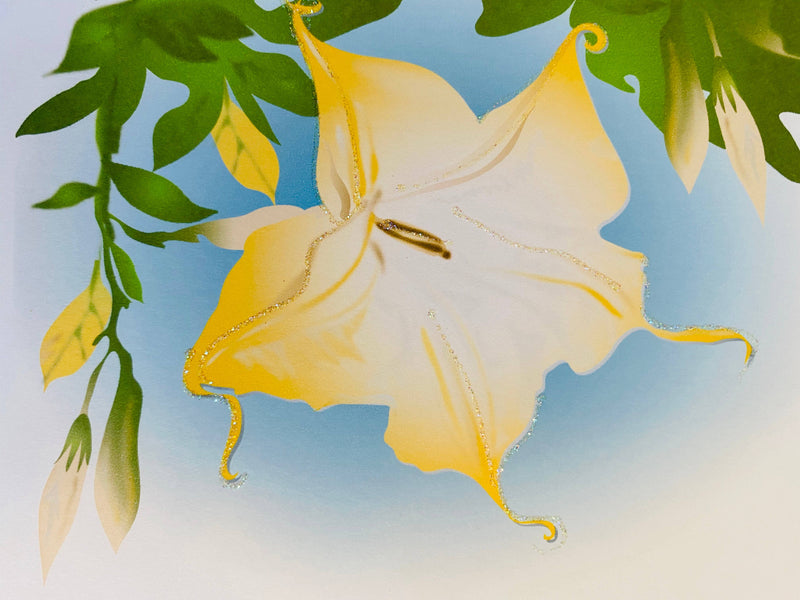 Trumpet Flower d' Okeeffe, Everyday Card