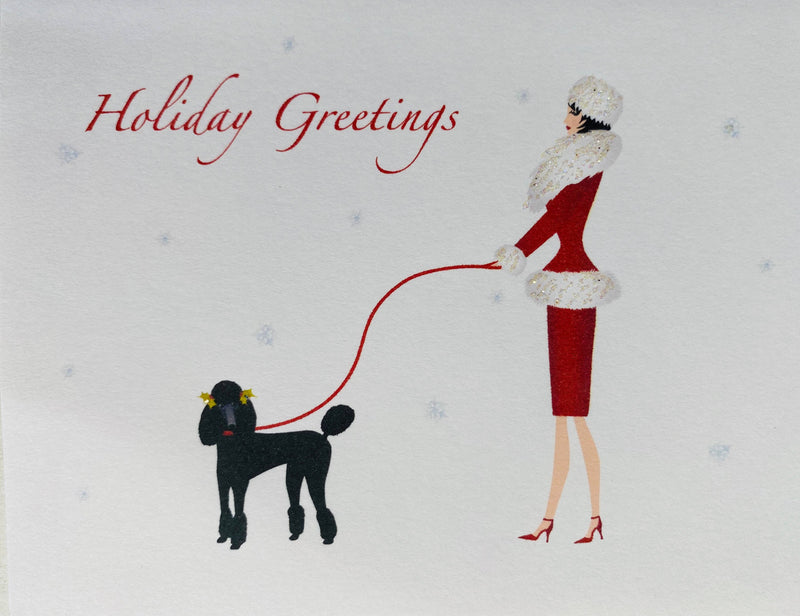 Christmas Poodle Walk
