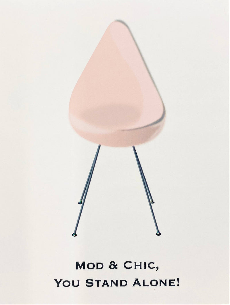 Pink Drop Chair - Boxed Note Cards