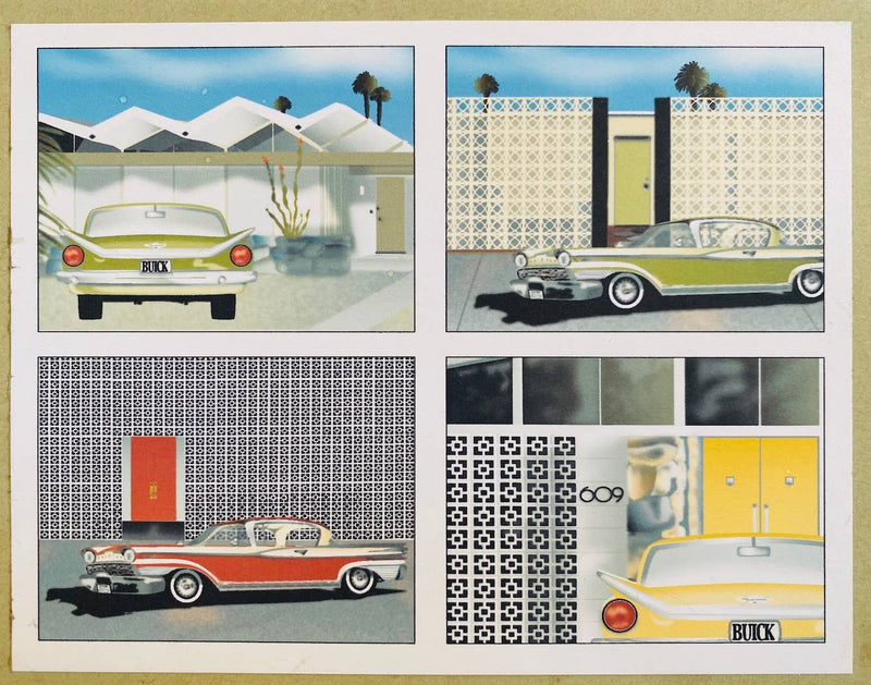 Mixed Box Mid-Century Houses + Cars
