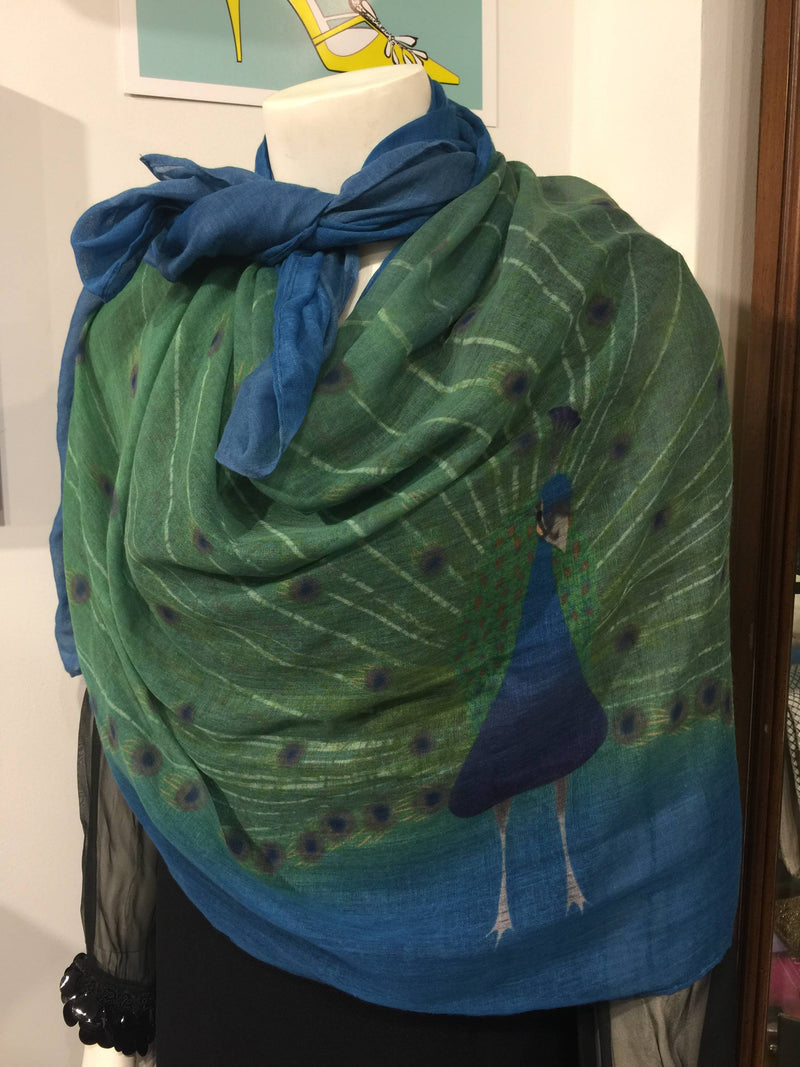 Peacock Rectangular Scarf